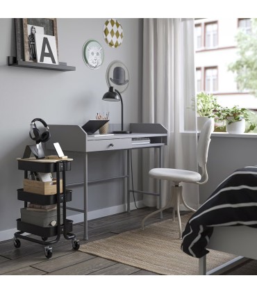 ترولی ایکیا مدل RASKOG رنگ مشکی سایز کوچک