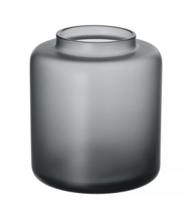 گلدان دودی ایکیا مدل KONSTFULL سایز ۱۰ سانتی متری