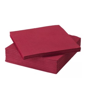 دستمال سفره ایکیا مدل FANTASTISK قرمز تیره