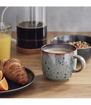 ماگ ایکیا مدل GLADELIG ترکیب بژ و سبز