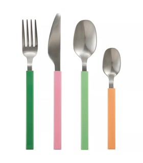 سرویس رنگی قاشق چنگال و کارد ایکیا مدل TÅNGMÄRLA ست ۱۶ تایی