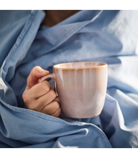 ماگ ایکیا مدل FARGKLAR رنگ صورتی طلایی