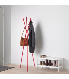 چوب لباسی ایکیا مدل EKRAR رنگ قرمز