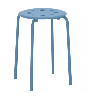 چهارپایه ایکیا MARIUS رنگ آبی