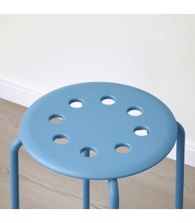 چهارپایه ایکیا MARIUS رنگ آبی