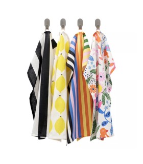 ست 4 تایی دستمال ایکیا مدل RINNIG چند رنگ