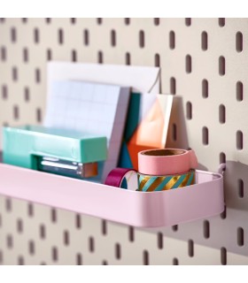 شلف پگ بورد ایکیا مدل SKÅDIS رنگ صورتی