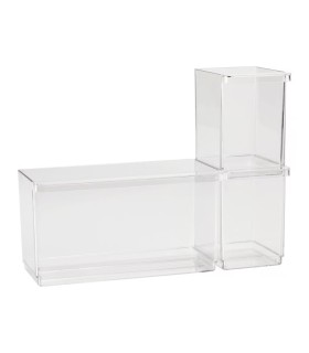 ست ۳ تایی باکس ذخیره سازی یخچالی ایکیا مدل KLIPPKAKTUS