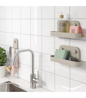 شلف دیواری ایکیا مدل ÖBONÄS رنگ بژ