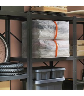 جعبه ذخیره سازی لباس ایکیا مدل PARKLA سایز 55x49x30