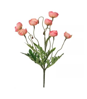 شاخه گل خشخاش ایکیا مدل SMYCKA نارنجی