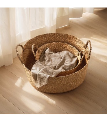 سبد حصیری ایکیا مدل SANDJORD سایز 30x14