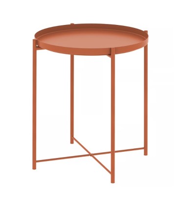 میز عسلی ایکیا مدل GLADOM رنگ نارنجی