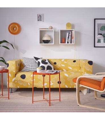 میز عسلی ایکیا مدل GLADOM رنگ نارنجی