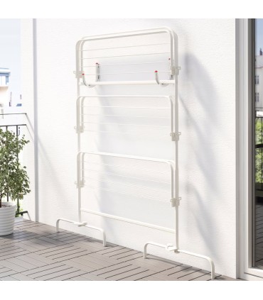 بند رخت سفید سه طبقه ایکیا مدل MULIG