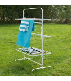 بند رخت سفید سه طبقه ایکیا مدل MULIG