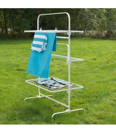 بند رخت سفید سه طبقه ایکیا مدل MULIG