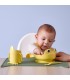 ست ۴ تیکه غذا خوری نوزاد ایکیا مدل MATA رنگ زرد