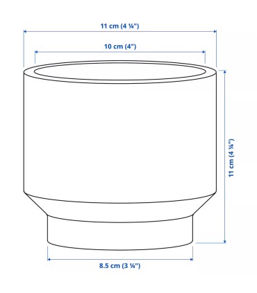 گلدان سرامیکی ایکیا مدل HONUNGSPALM