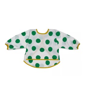 پیشبند کودک ایکیا مدل KLADDIG سفید و سبز