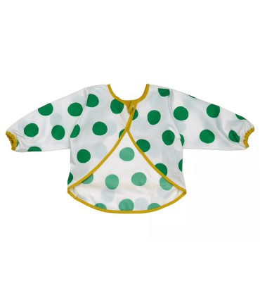 پیشبند کودک ایکیا مدل KLADDIG سفید و سبز