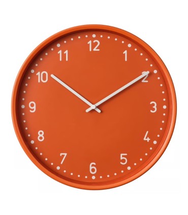 ساعت دیواری ایکیا مدل BONDIS نارنجی