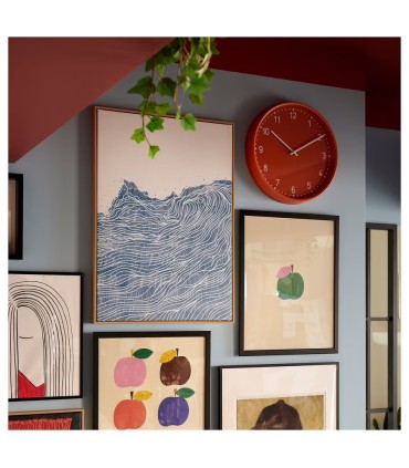 ساعت دیواری ایکیا مدل BONDIS نارنجی