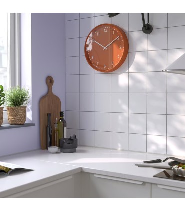 ساعت دیواری ایکیا مدل BONDIS نارنجی