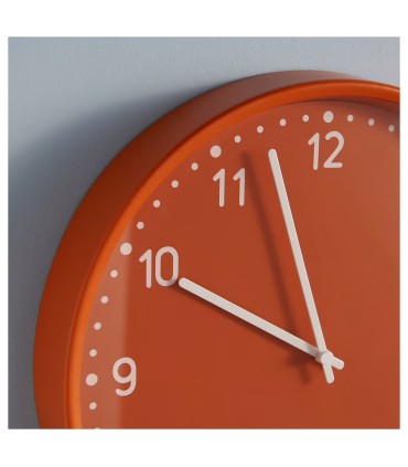 ساعت دیواری ایکیا مدل BONDIS نارنجی