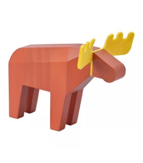 گوزن نارنجی دکوری ایکیا مدل HÖSTAGILLE