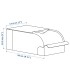 باکس نظم دهنده ایکیا REJSA سایز 17.5x25x12.5