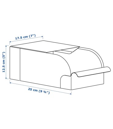 باکس نظم دهنده ایکیا REJSA سایز 17.5x25x12.5