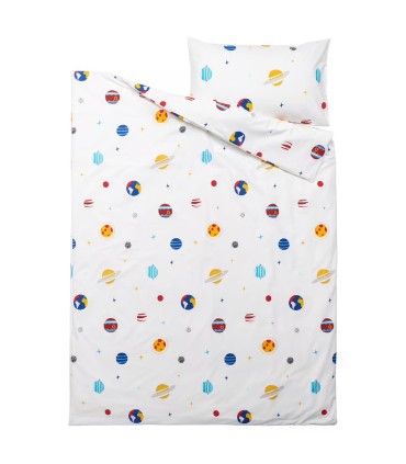 روتختی کودک ایکیا مدل BARNDRÖM سایز 110x125 طرح فضا