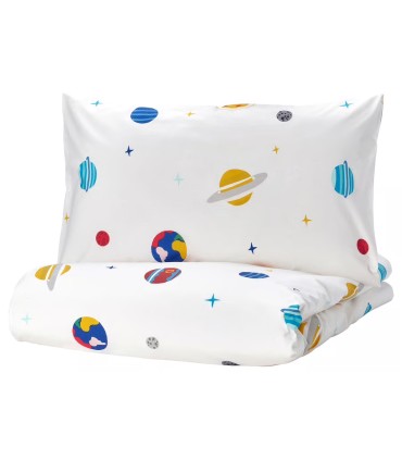 روتختی کودک ایکیا مدل BARNDRÖM سایز 110x125 طرح فضا