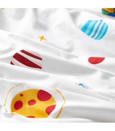 روتختی کودک ایکیا مدل BARNDRÖM سایز 110x125 طرح فضا