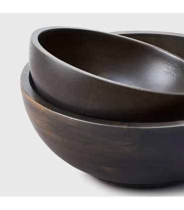 ست ۲ تایی کاسه چوبی ایکیا مدل PINNLILJA