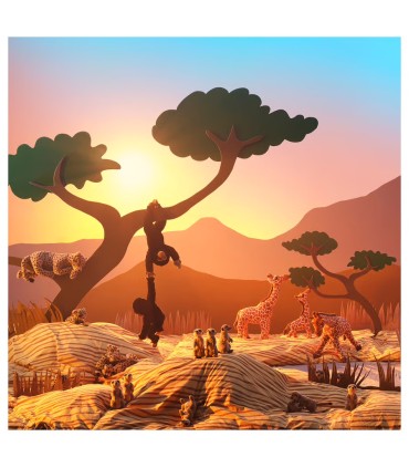 عروسک بچه زرافه ایکیا مدل SANDLÖPARE