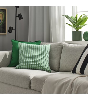 کاور کوسن ایکیا مدل SVARTPOPPEL رنگ سبز