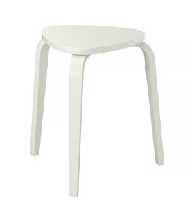 چهارپایه چوبی ایکیا مدل KYRRE رنگ سفید