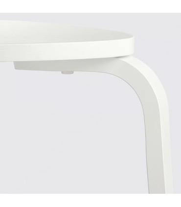 چهارپایه چوبی ایکیا مدل KYRRE رنگ سفید