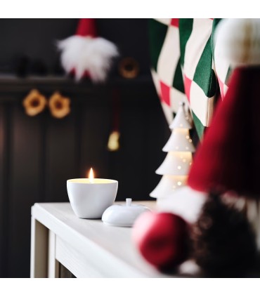 شمع معطر ایکیا مدل VINTERFINT سفید