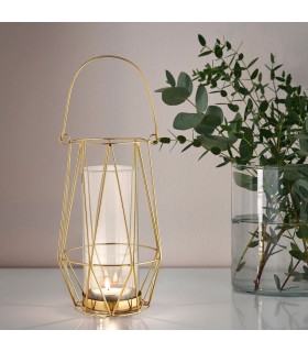 فانوس طلایی ایکیا مدل VINDFLÄKT