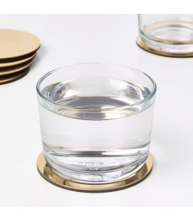 ست زیر لیوانی طلایی ایکیا مدل GLATTIS بسته شش تایی