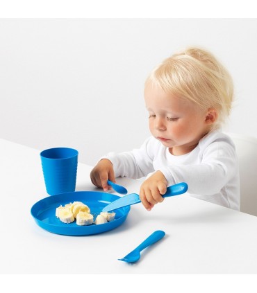 ست هجده تایی قاشق و چنگال و چاقو ایکیا مدل KALAS