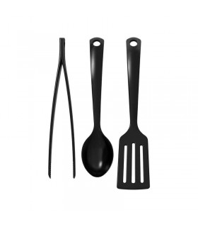 ست سه تایی کفگیر ملاقه انبر ایکیا مدل GNARP