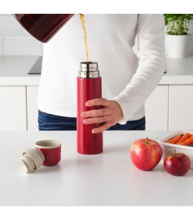 فلاسک استیل وکیوم ایکیا مدل HÄLSA رنگ قرمز