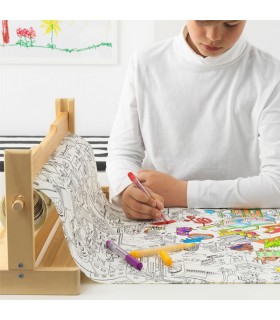 رول کاغذی رنگ آمیزی کودک ایکیا مدل LUSTIGT