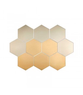 آینه شش ضلعی ایکیا مدل HÖNEFOSS بسته ده تایی