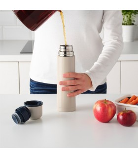 فلاسک استیل وکیوم ایکیا مدل HÄLSA رنگ بژ