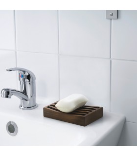 جا صابونی بامبو ایکیا مدل DRAGAN رنگ قهوه ایی تیره